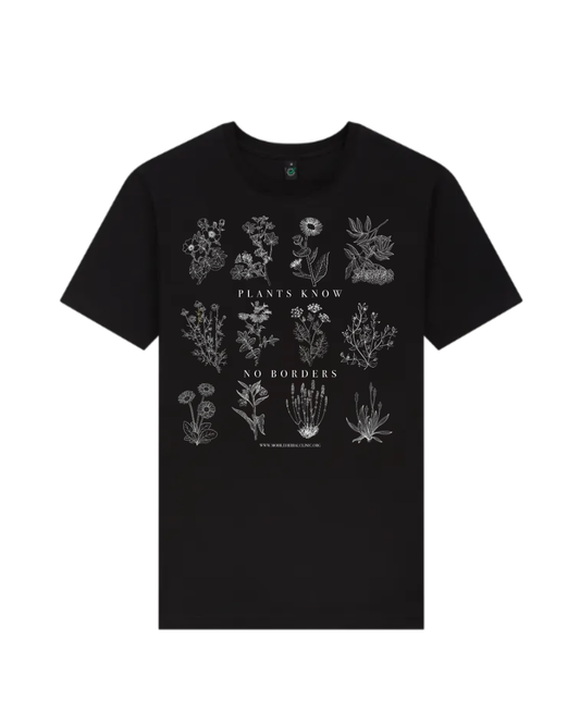 T-shirt - Plants Know No Borders - Fundraiser - Sliding Scale