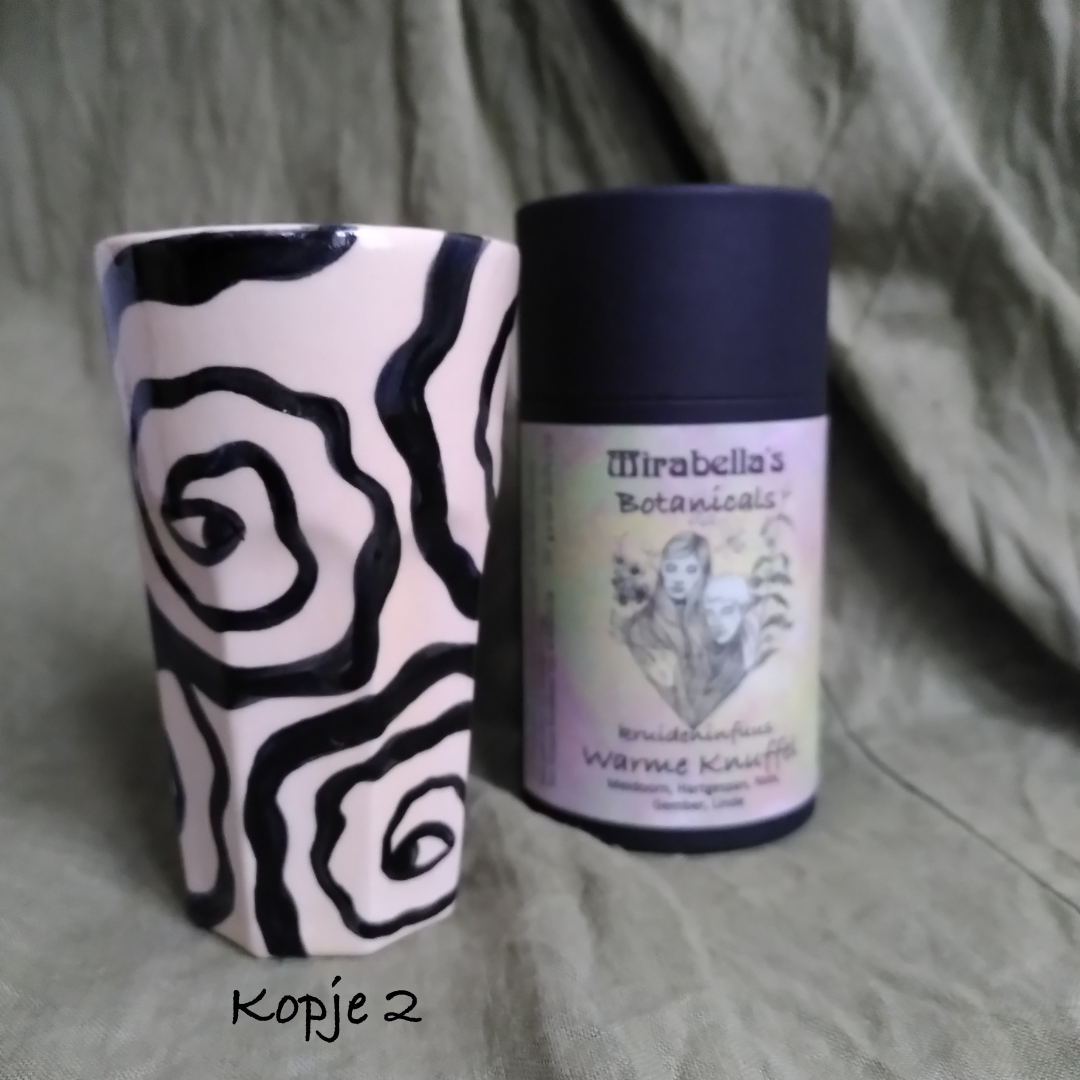 Tea & Mug - Black Lines (Forward Ceramics)