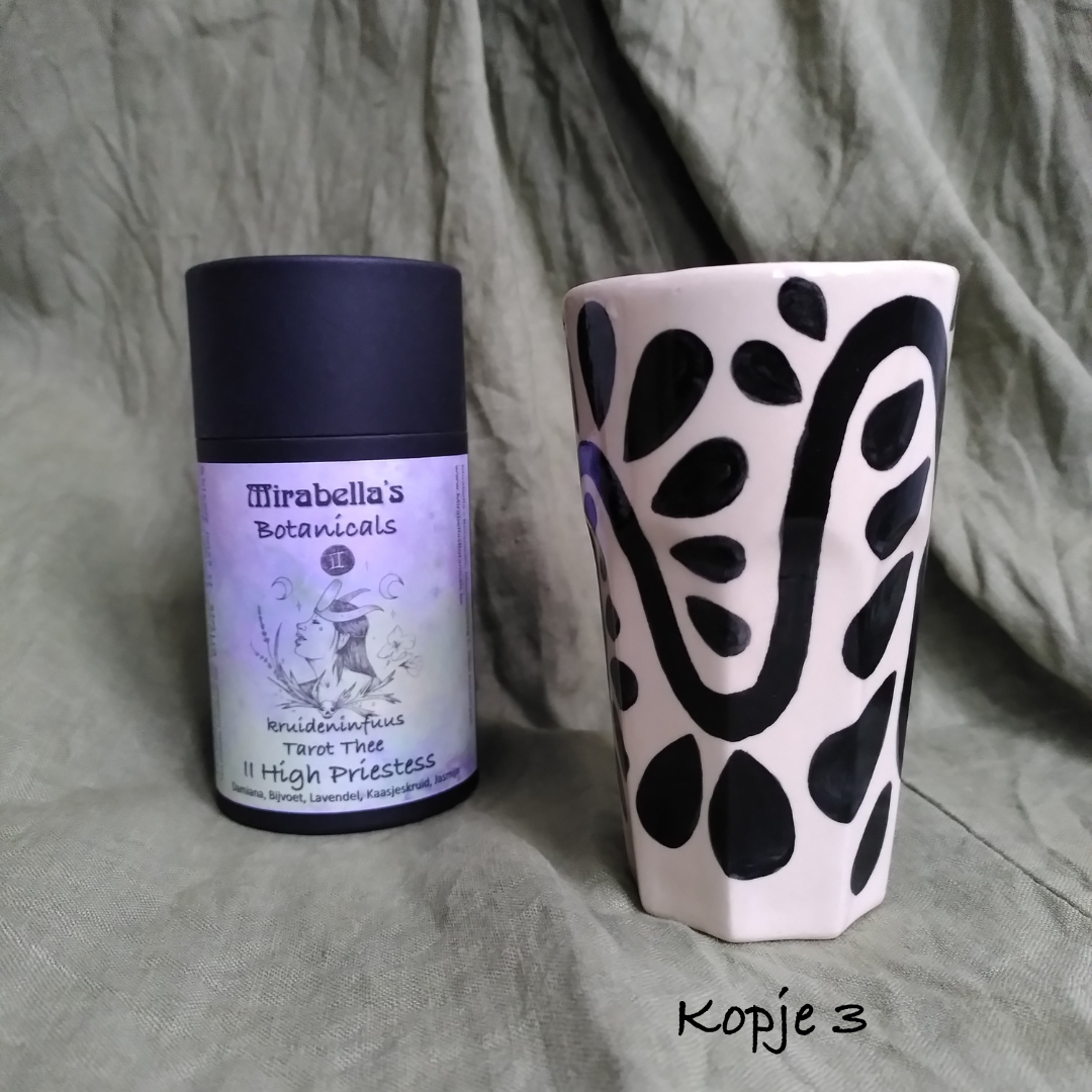 Tea & Mug - Black Lines (Forward Ceramics)