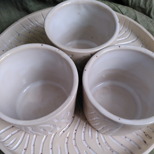 Thee & Mok - White Waves (Forward Ceramics)