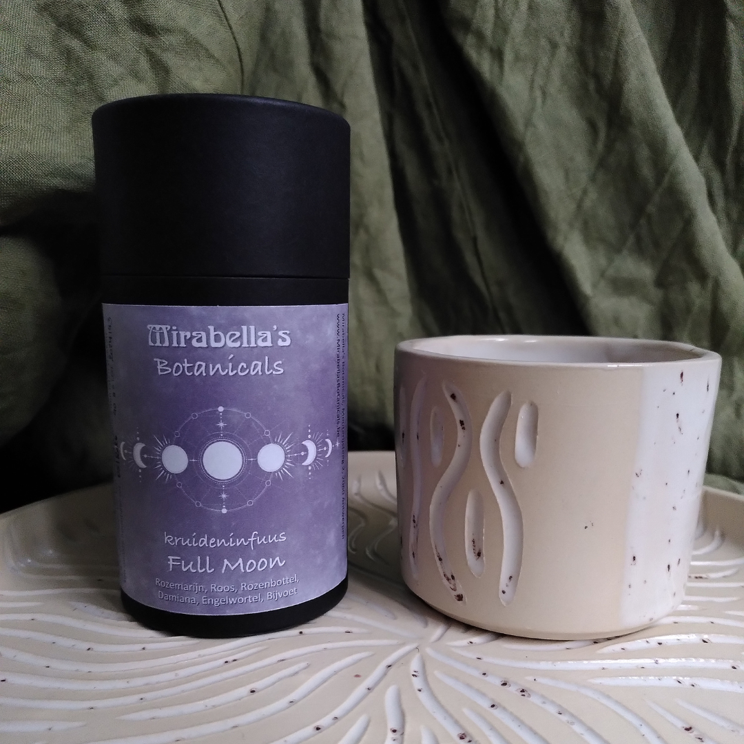 Tea & Mug - White Waves (Forward Ceramics)