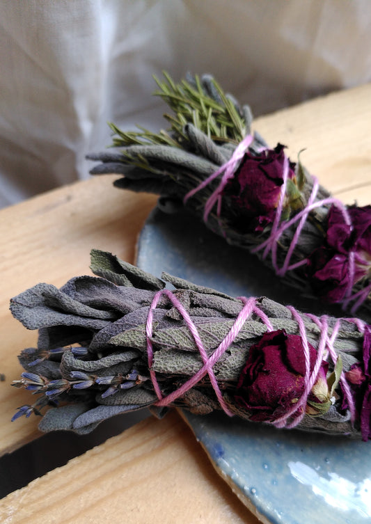 Flower Smoke Wand // Sage Rose