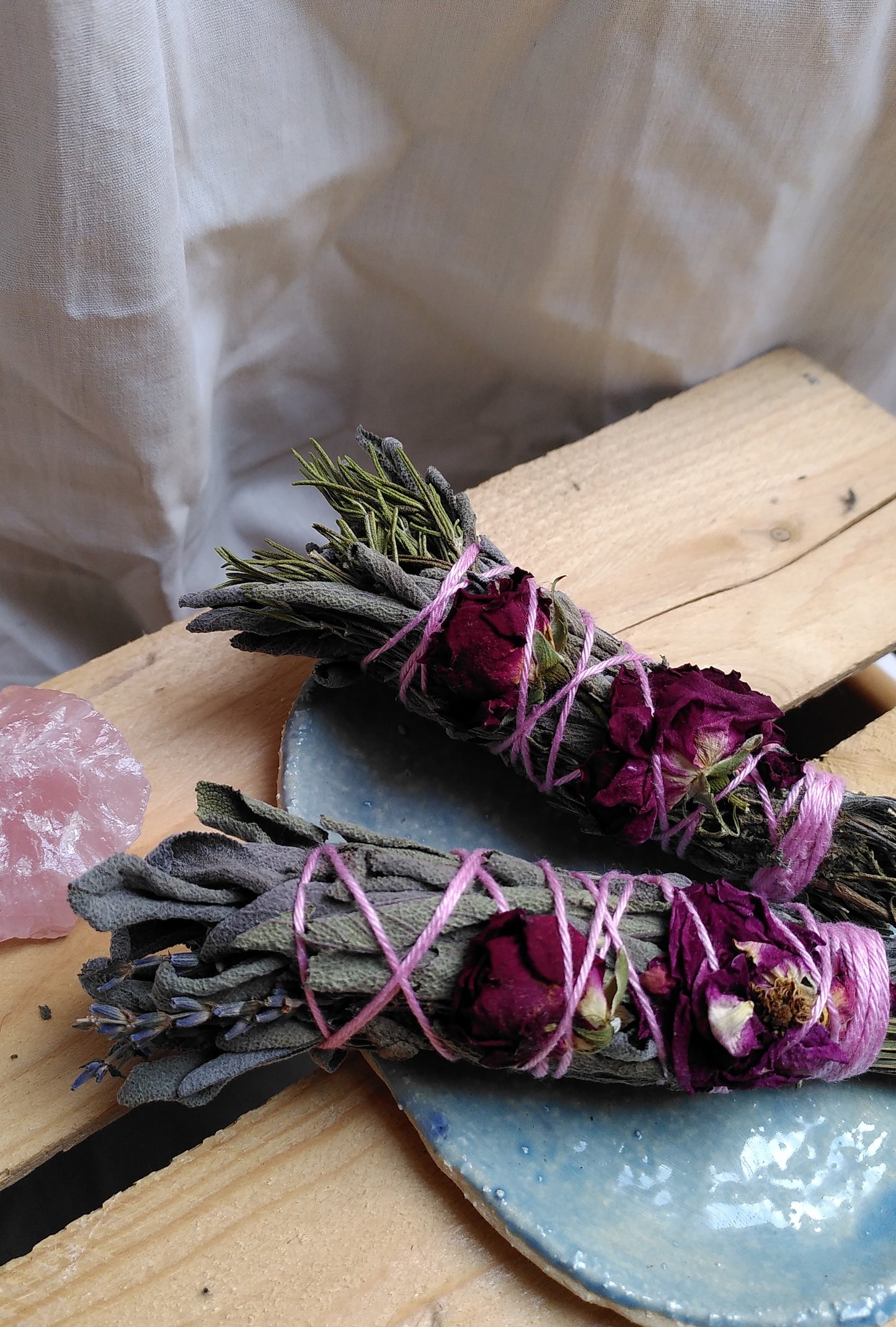 Flower Smoke Wand // Sage Rose