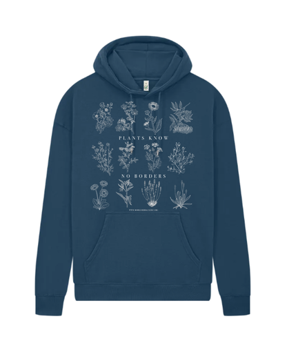 Hoodie - Plants Know No Borders - Fundraiser - Sliding Scale