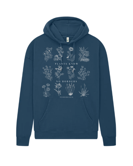Hoodie - Plants Know No Borders - Fundraiser - Sliding Scale