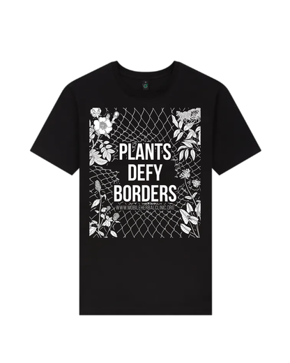 T-shirt - Plants Defy Borders - Fundraiser - Sliding Scale