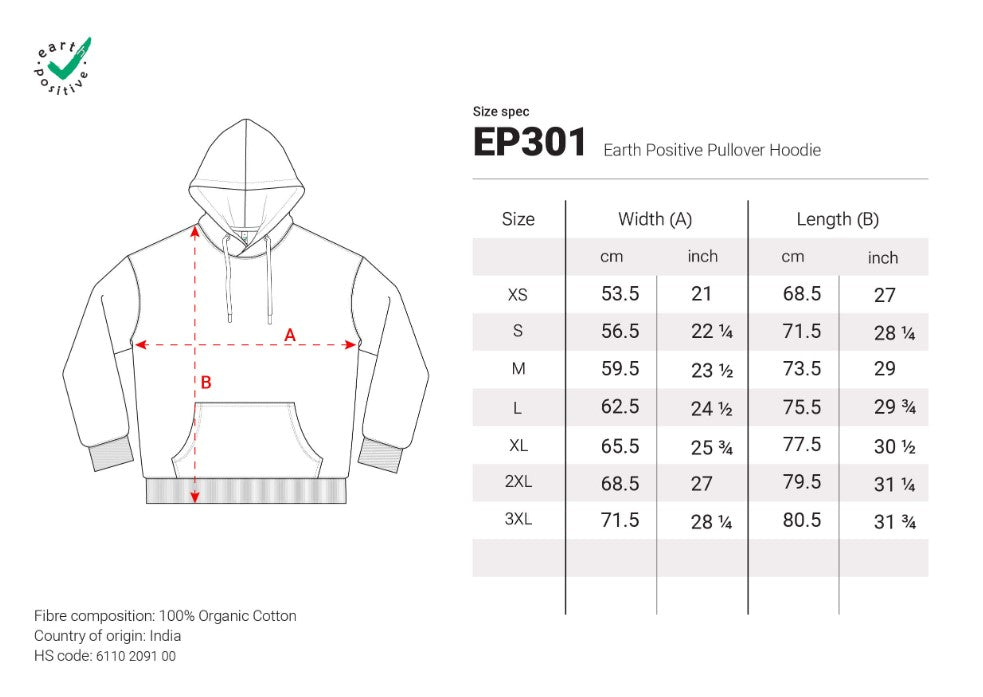 Hoodie - Plants Know No Borders - Fundraiser - Sliding Scale