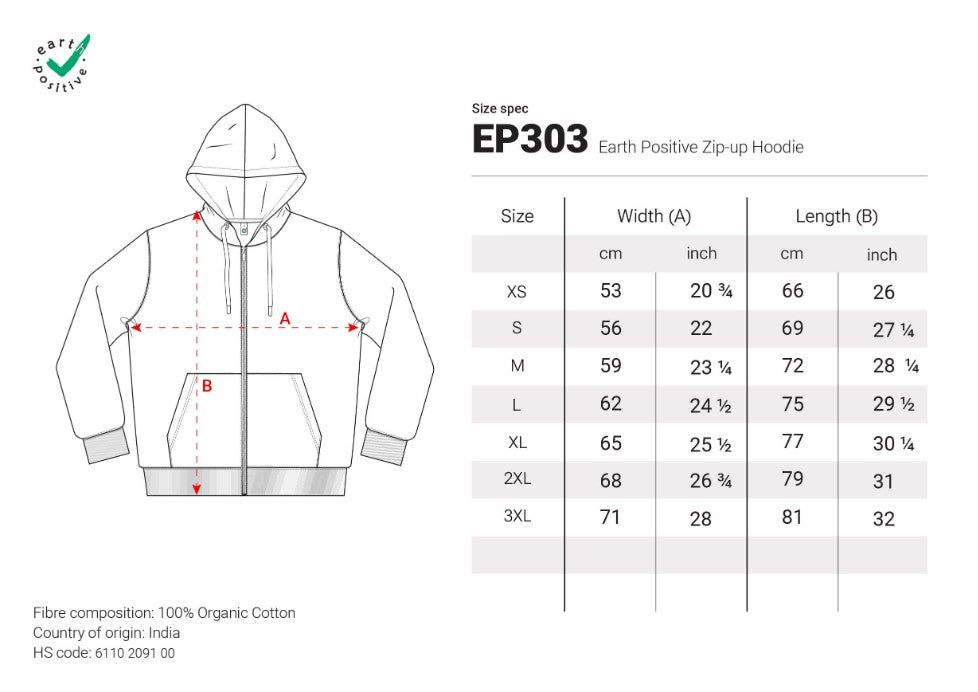 Zipped Hoodie - Plants Know No Borders - Fundraiser - Sliding Scale