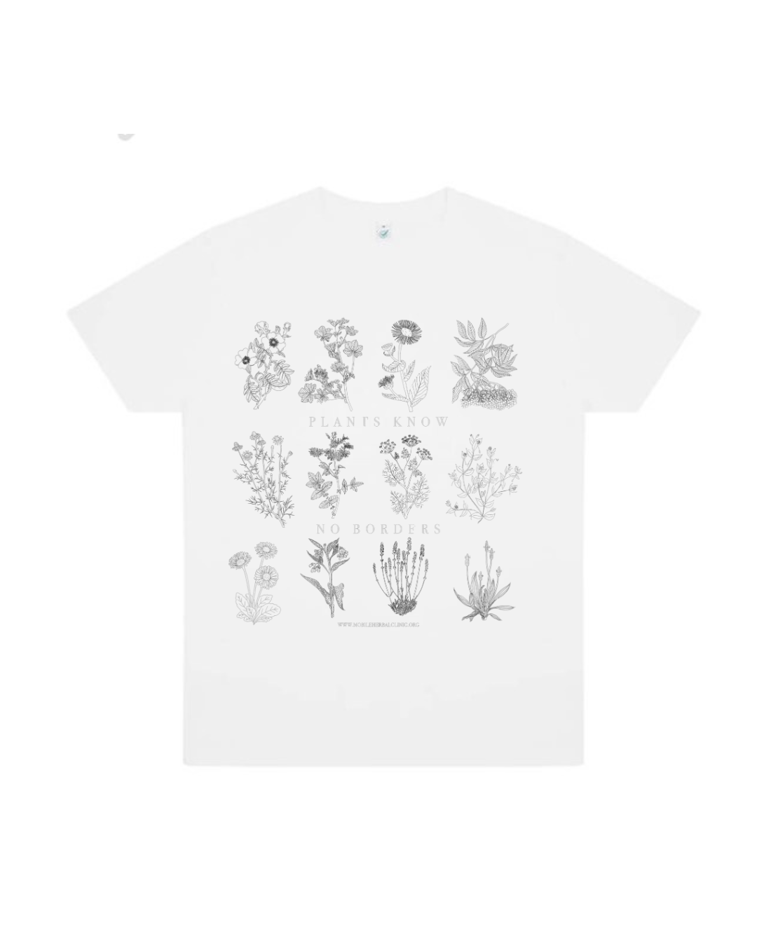 T-shirt - Plants Know No Borders - Fundraiser - Sliding Scale