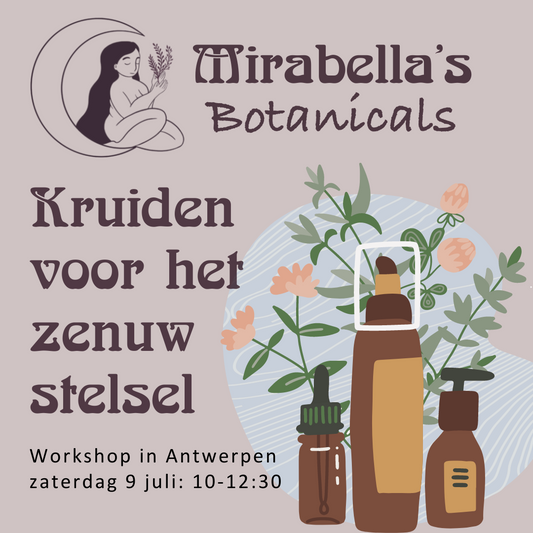 Kruiden voor het Zenuwstelsel - workshop - za 09/07/2022 - Antwerpen