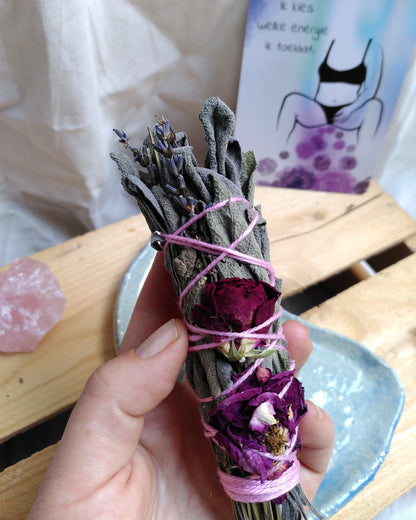 Flower Smoke Wand // Sage Rose