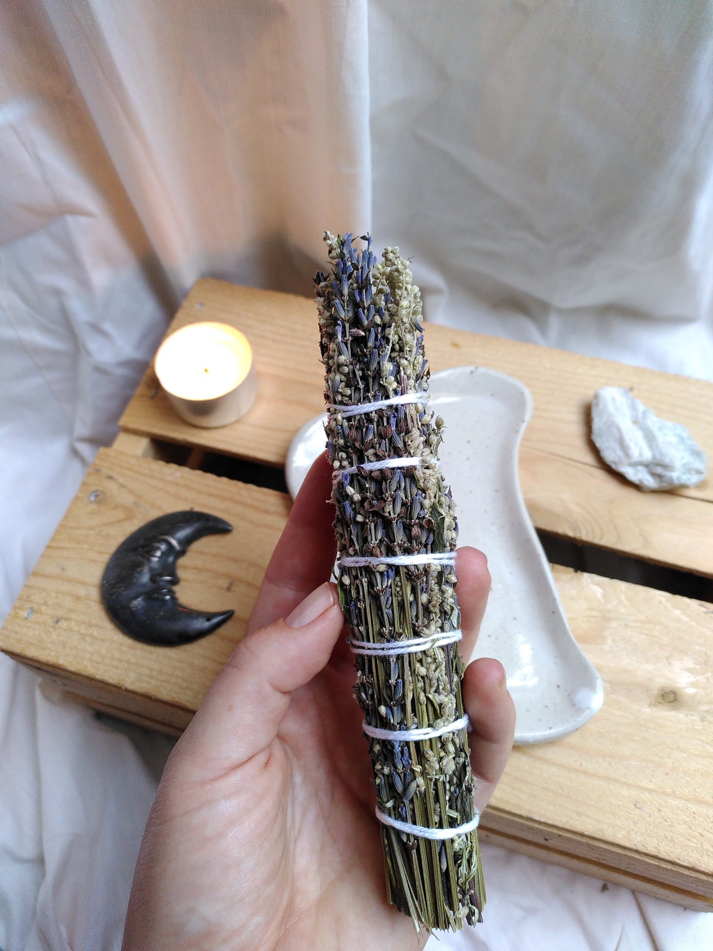 Smoke Wand // Mugwort & Lavender